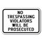 Signmission Safety Sign, 12 in Height, Aluminum, No Tres - No Tre V P 1 A-1218 No Tres - No Tre V P 1 - alternate 1